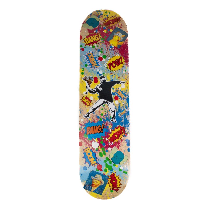 Skatedeck Banksy x Kaws x StreetArt